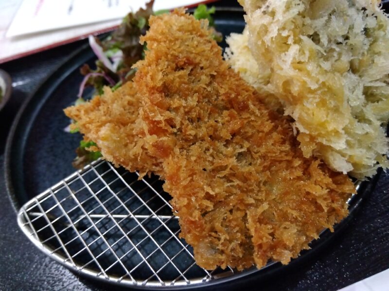 『食べ比べアジフライ定食』