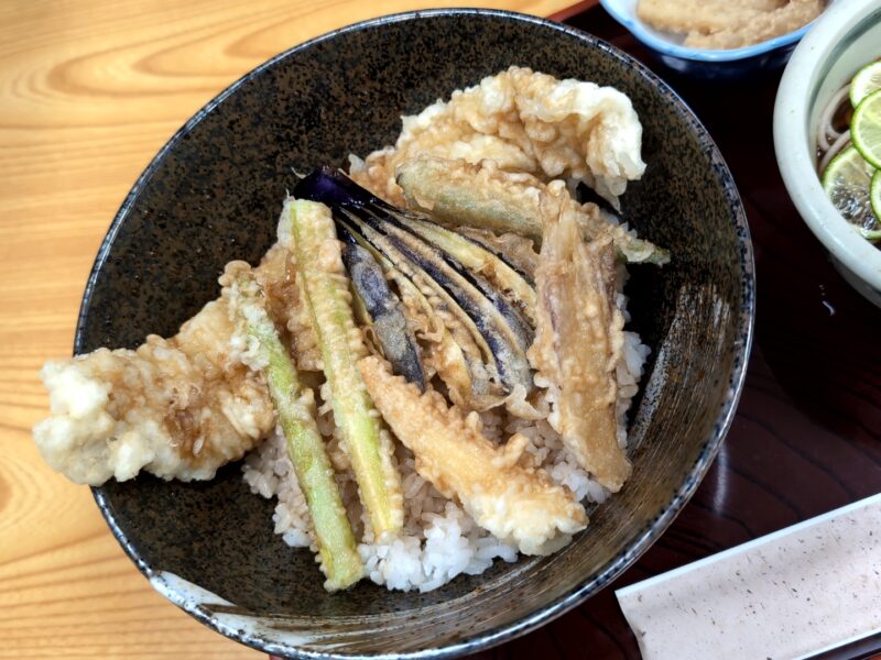 『夏季限定 穴子天丼』