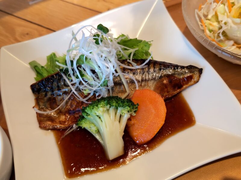 『鯖の香味だれ定食』