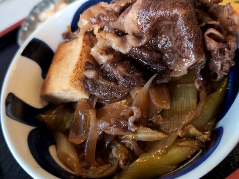 『牛のすき焼き丼（並）』