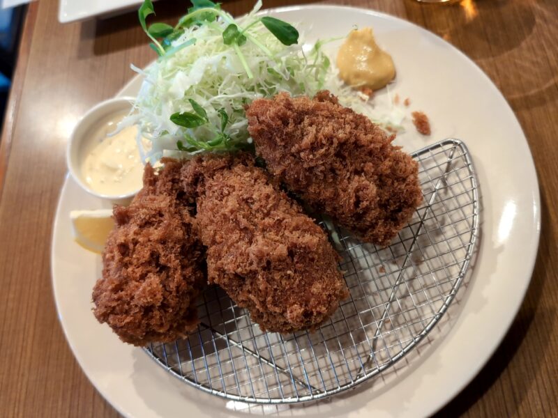 『三陸大船渡赤﨑産 カキフライ定食』