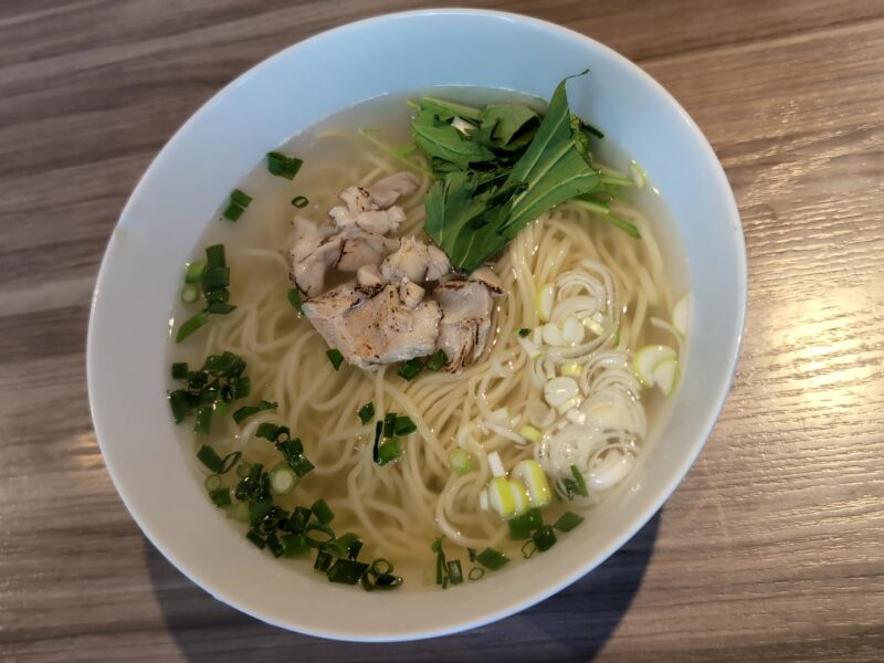 『A：炙り鶏の塩ラーメン』