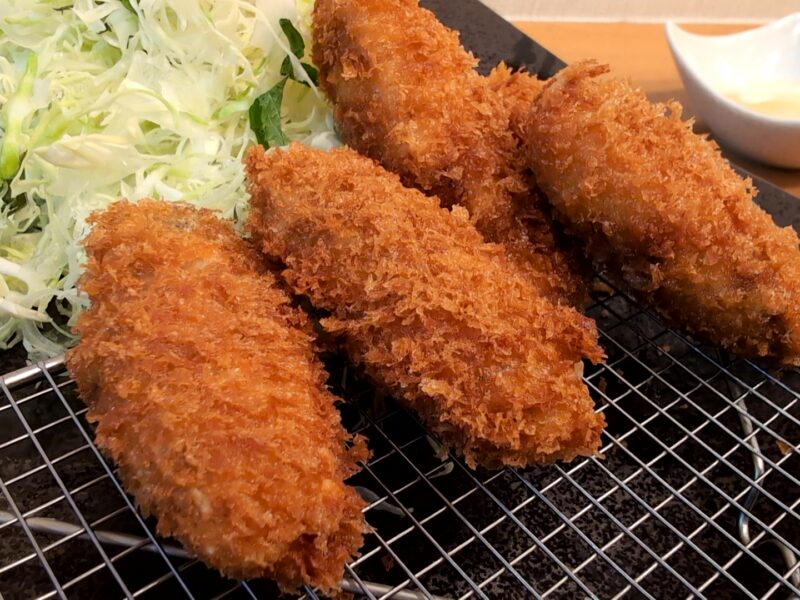 『カキフライ定食』